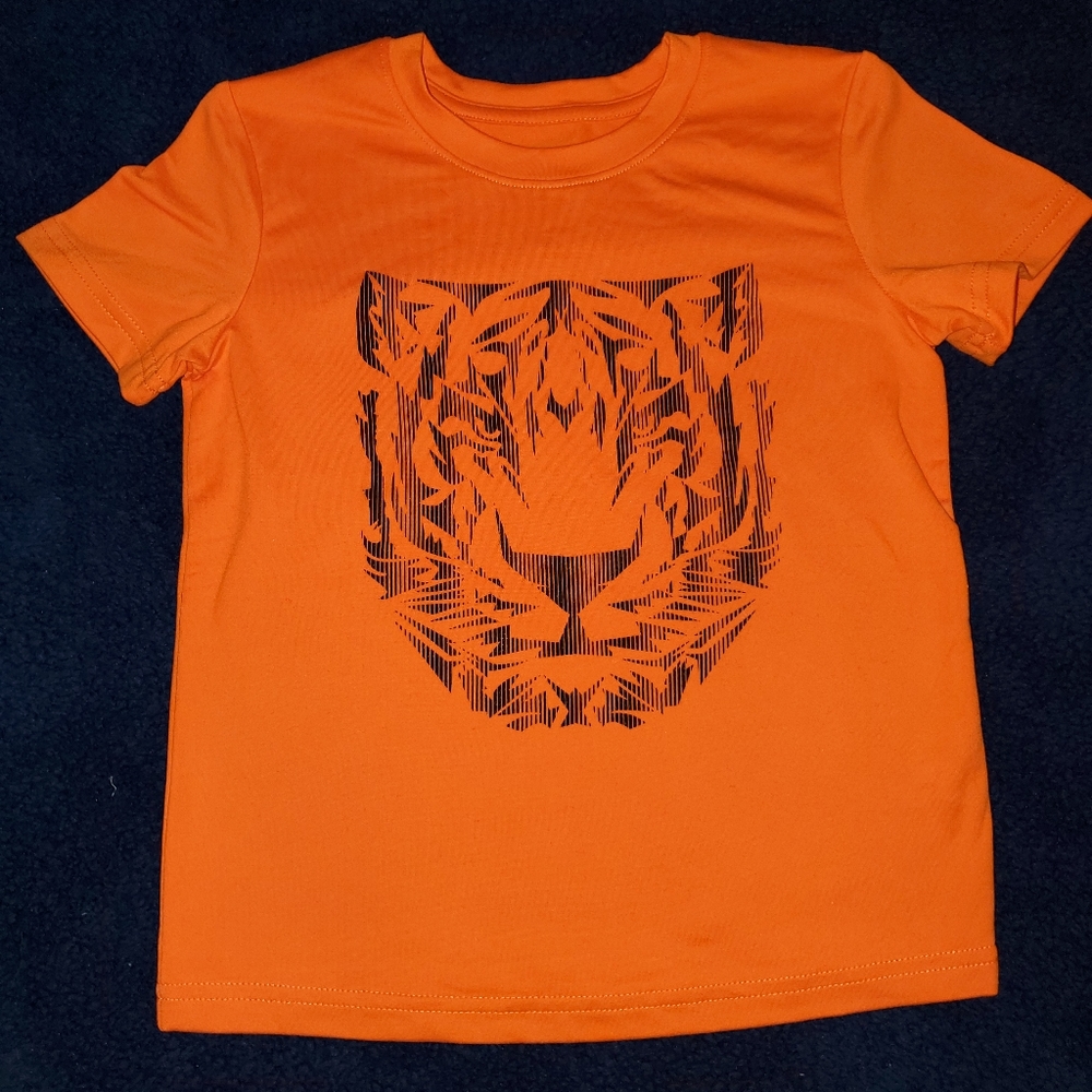 Orange tiger shirt